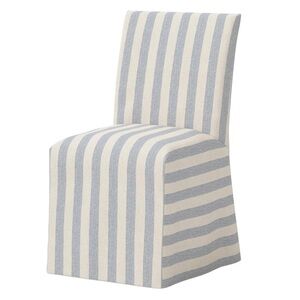 Skyline Furniture Replacement Slipcover in Malcolm Striped Blue